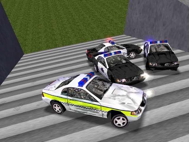 3 city patrol cops and me