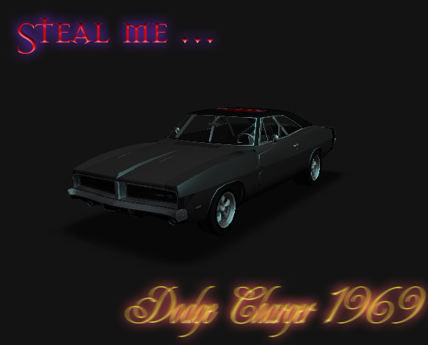 A picture of a Charger 1969 with a bit of Photoshop..


By me =)

