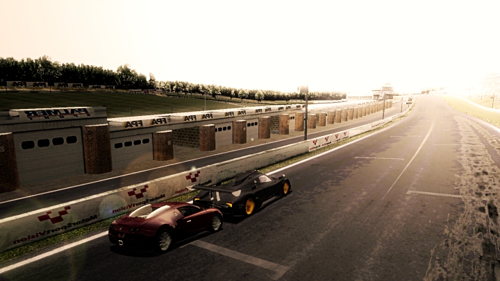 a hard race with the Bugatti and Pagani.
