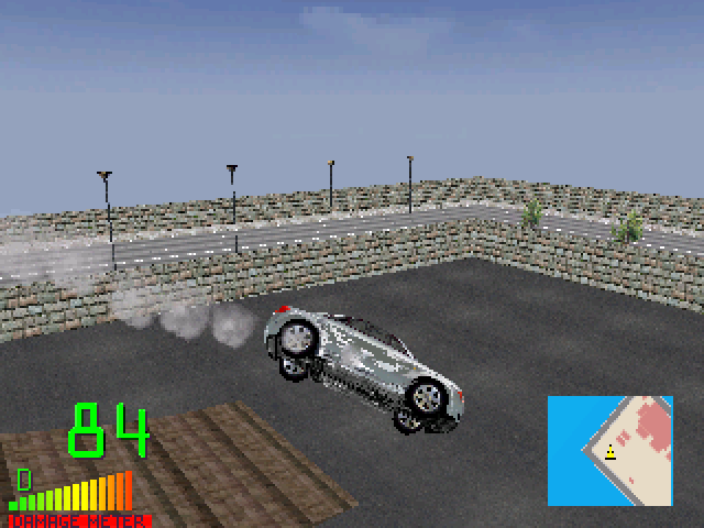 Doing a stunt with an Audi TT in Lost City.