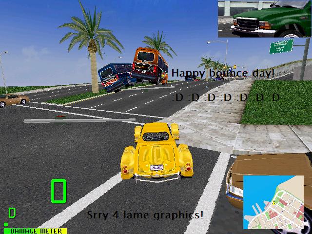I made the two buses bounce! srry 4 lame graphics!