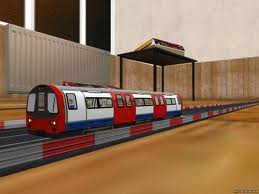 very surprised to see this london underground train in the layout! 