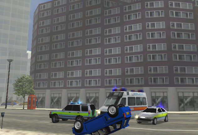 I was trying to get away from the police with my high performance Citroen AX