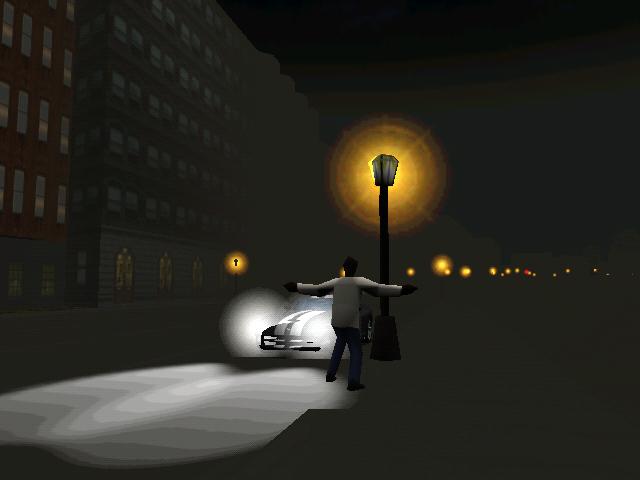 True Story as I was playing this, (at the time.) no lies. Here goes:

As I was driving around one very bleak, foggy night in Post-Apocalyptic London, driving down past Hyde Park, out of the fog I encountered this black guy. For some reason, I don't know