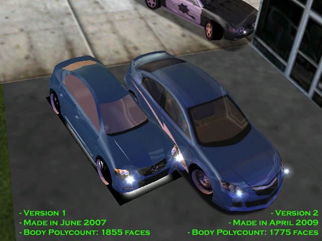 Comparing my two versions of the Mazda 3