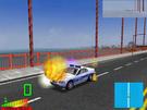 A Mustang Crusier whit Fire in the wheels & the engine. 

This police is Hot!!!!!!!!! :D