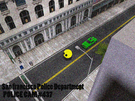 The suspect seems to be PacMan.
He's wanted for double parking and speeding.
All units engage on the suspect?s location.