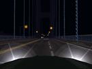 "Police dash-cam" shot of a stolen gray generation 1 (1992-'95) Dodge Viper being pursued in Post-Apocalyptic San Fran out on a foggy night. Will the Viper evade the cops in time before it's too late?
