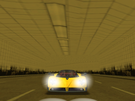 Zonda in the SF tunnel with it's lights on
