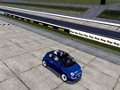 Fiat 500C Blu Magnetico at Dover Speeedway